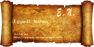 Egyedi Norma névjegykártya